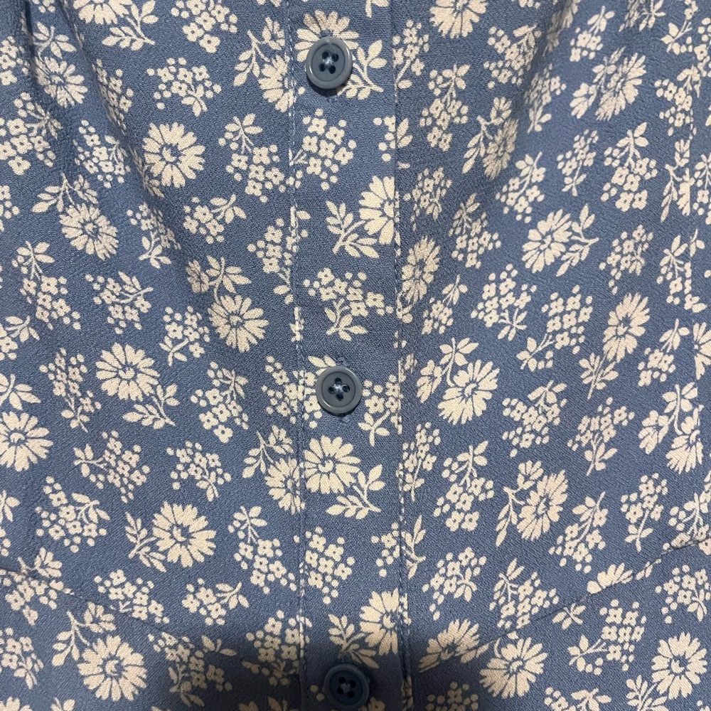 Reformation Blue Floral Midi Dress - Picture 3 of 3